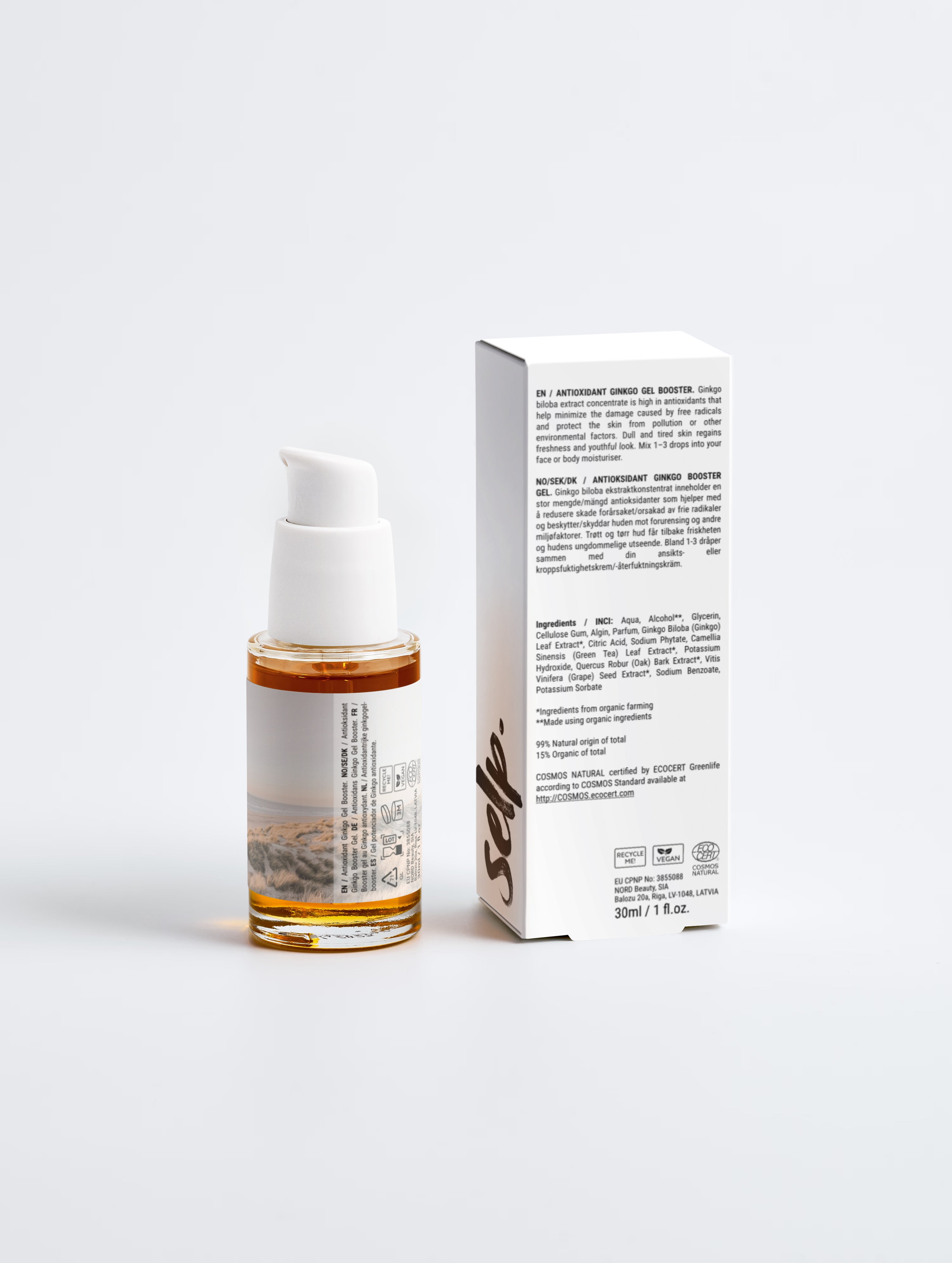 Antioxidant Ginkgo Gel Booster