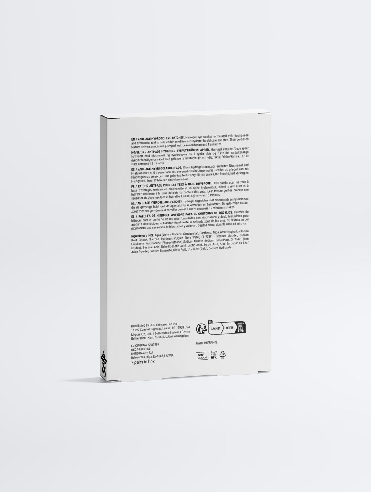 Anti-Age Hydrogel Eye Patches