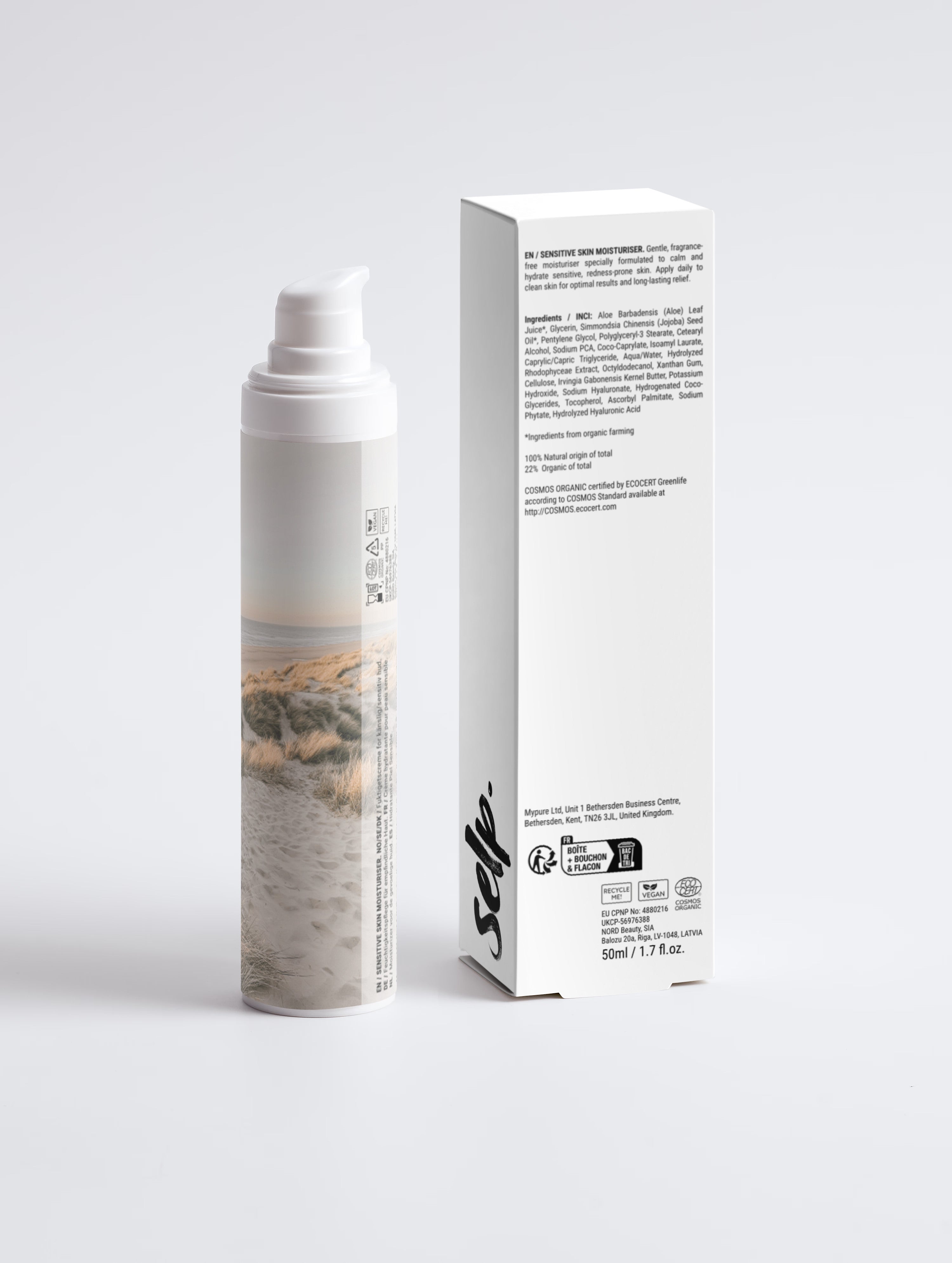 Sensitive Skin Moisturiser, Fragrance Free